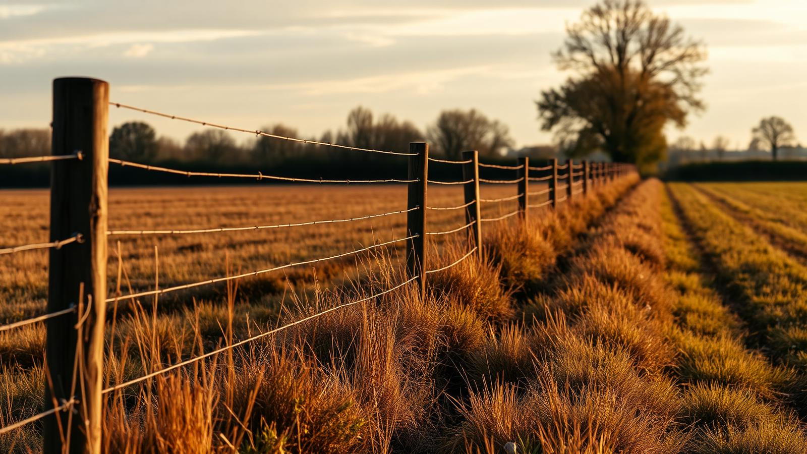 Fence Line Clearance — professional tree surgery service in Staffordshire by RJ Hutchinson