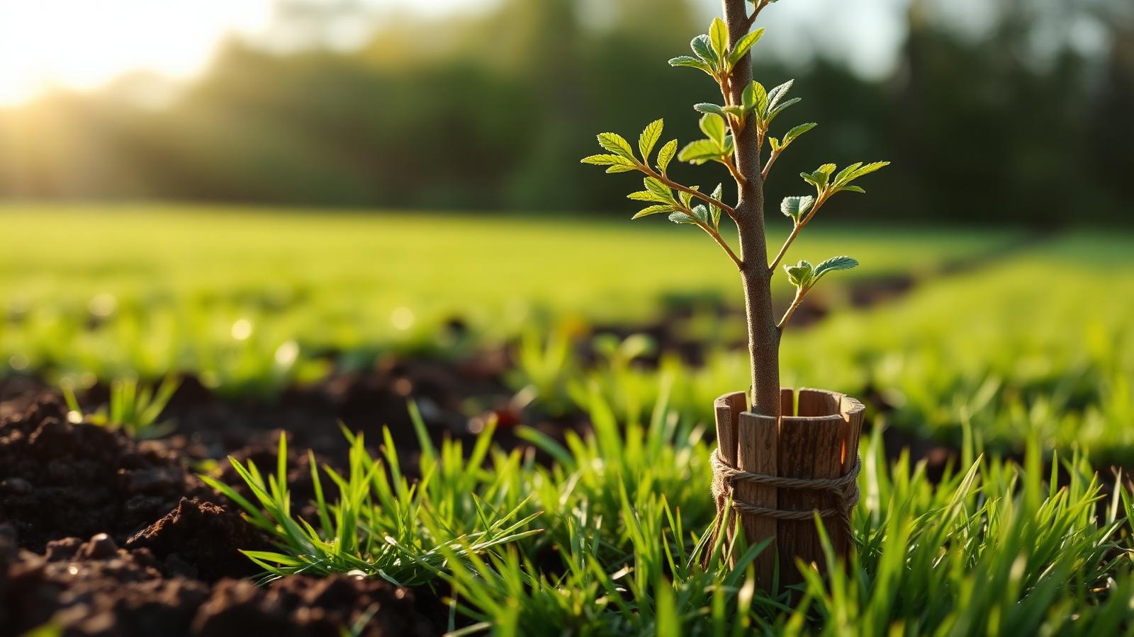 Tree Planting & Establishment — professional tree surgery service in Staffordshire by RJ Hutchinson